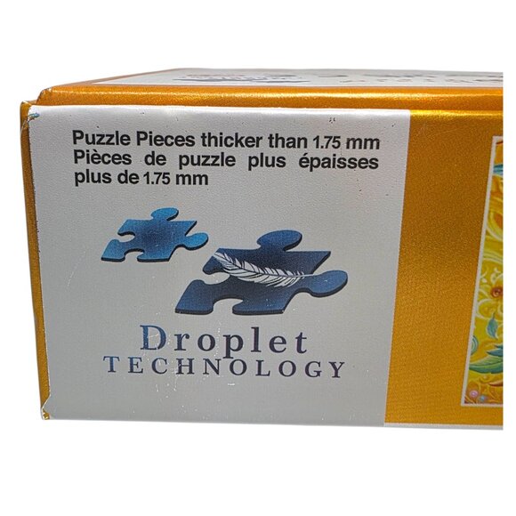 Owls Metallic Puzzle 500 Pieces 27.5" x 19.5" Majestic Plumage Premium Board - Picture 5 of 7